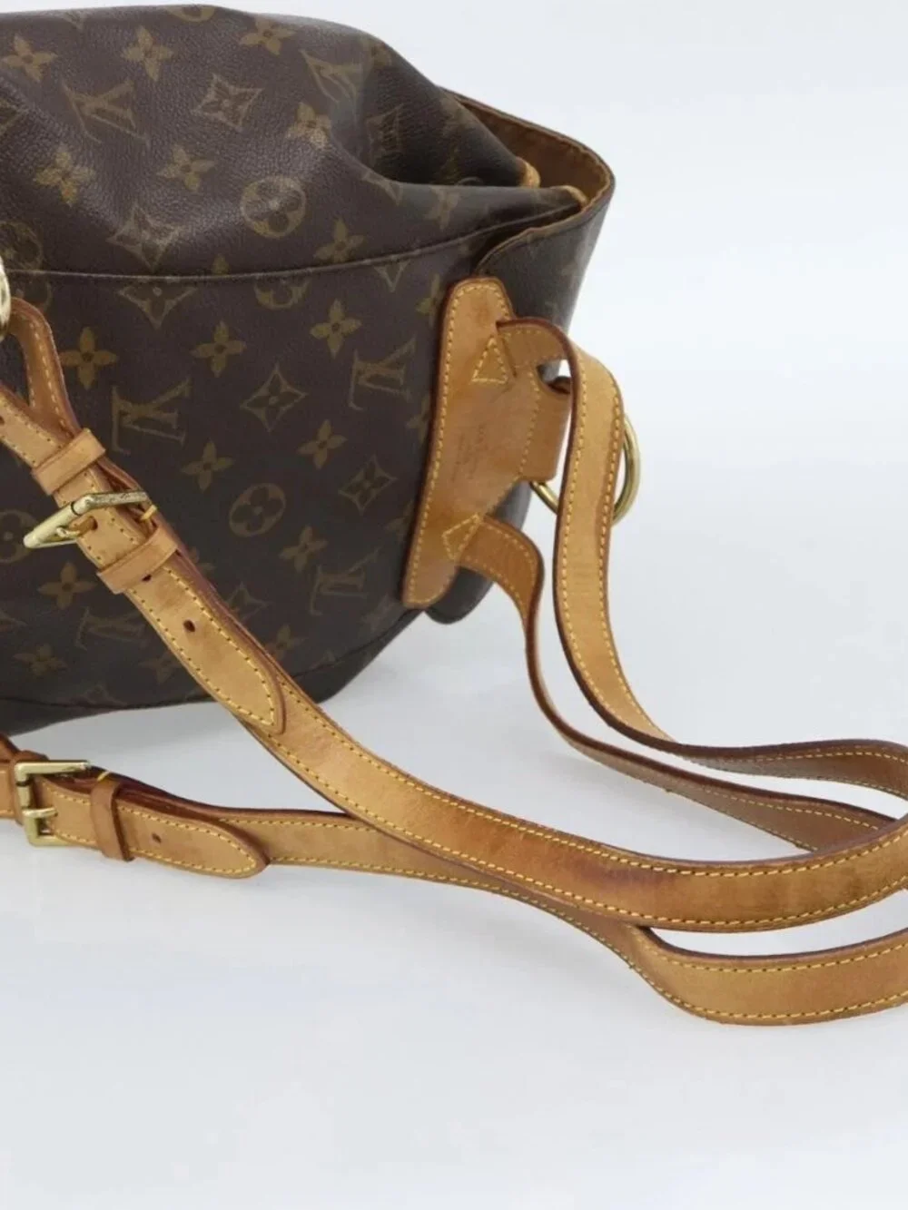 LOUIS VUITTON Monogram Montsouris MM Backpack M51136 LV Auth 188708